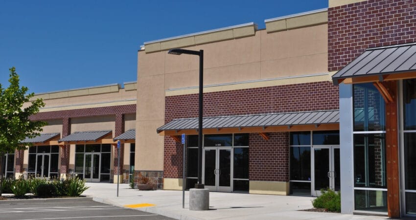 Strip Mall Shopping Center